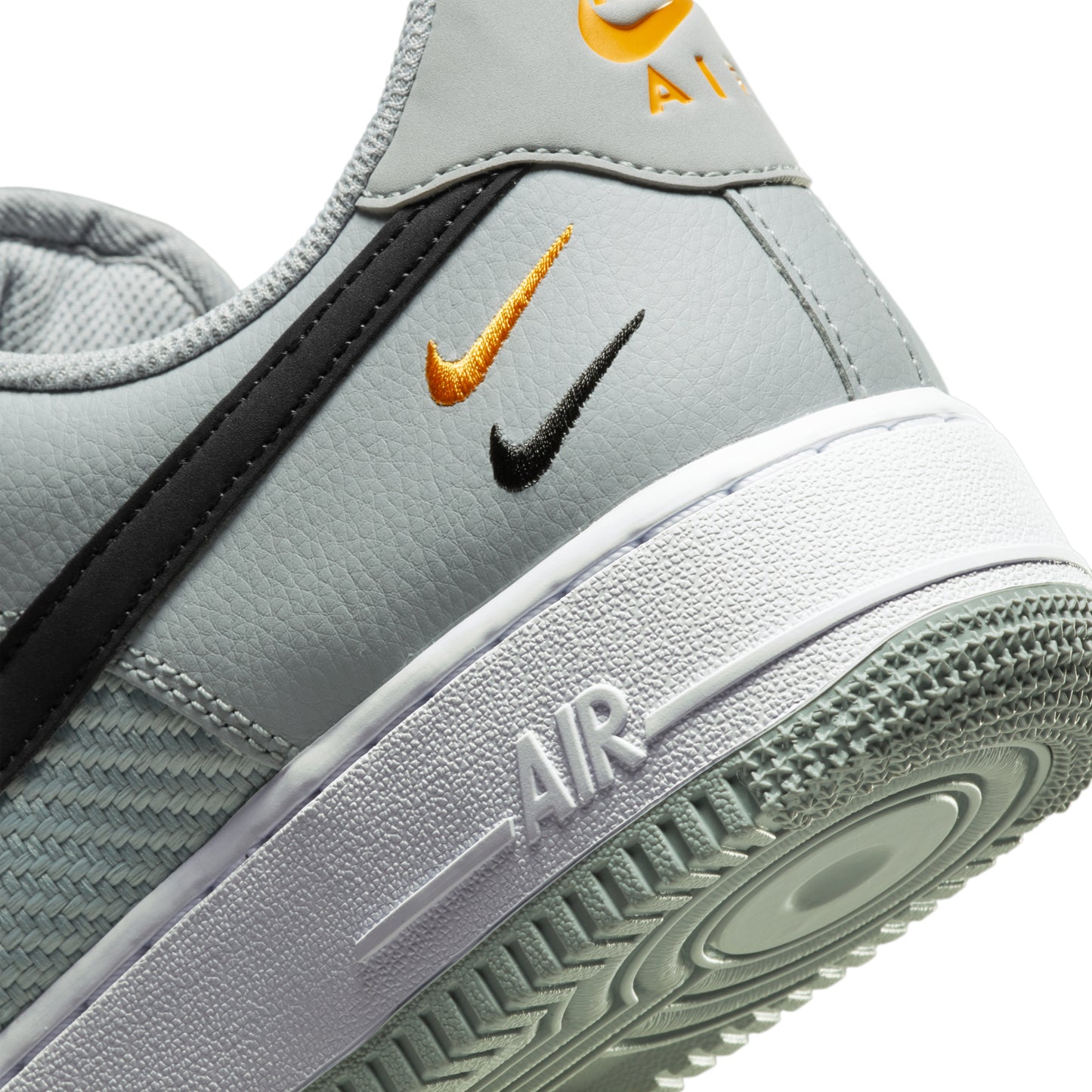 Nike Air Force 1 Mini Swooshes Grey Black
