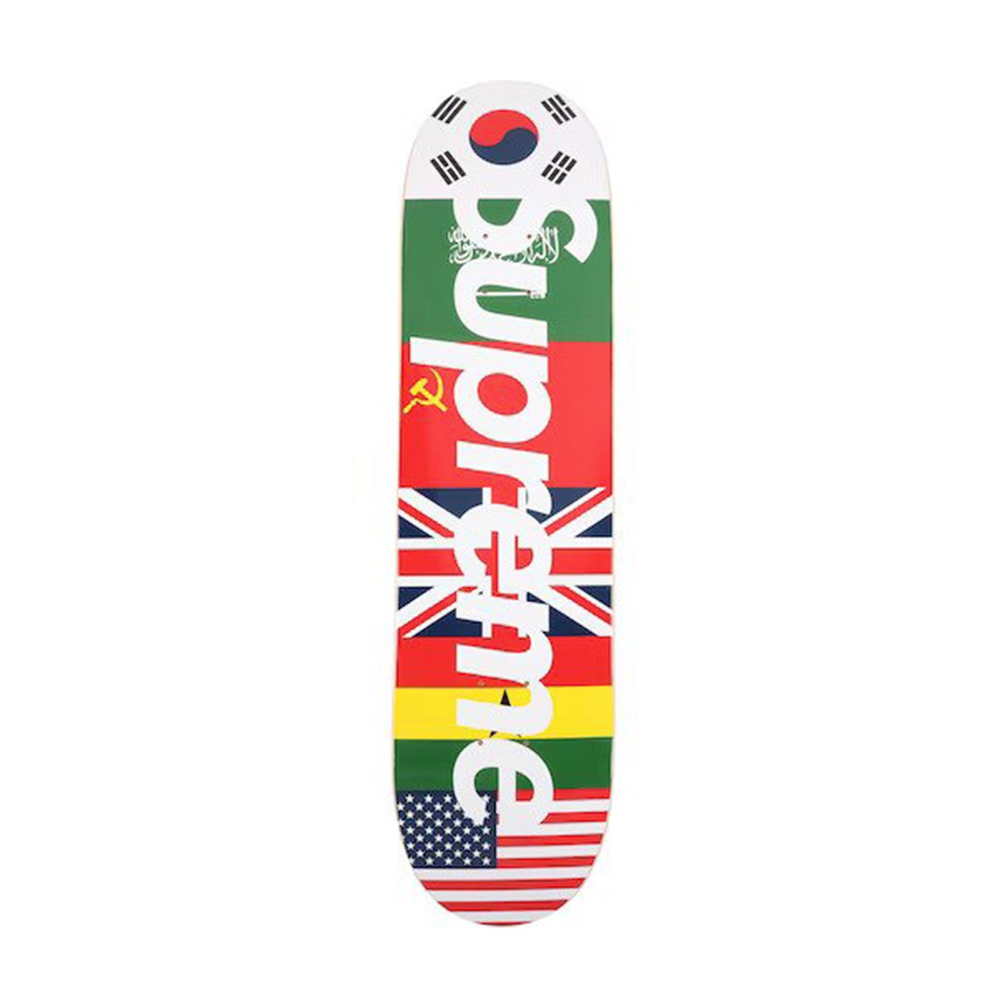 Supreme Flags Skateboard Deck Multi