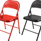 Supreme Metal Folding Chair "Red"