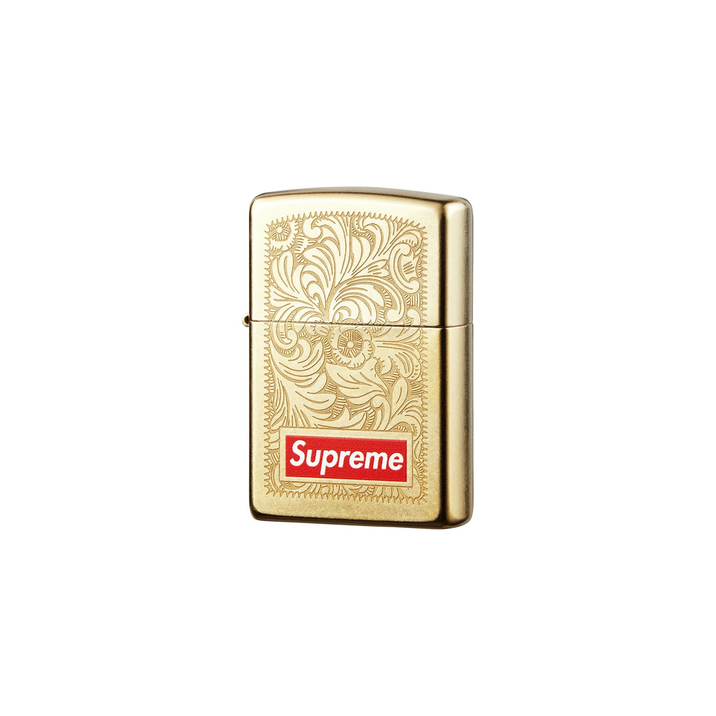 Supreme Engraved Brass Zippo Brass